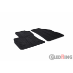 Original Gledring Passform Fußmatten Gummimatten 2 Tlg.+Fixing - Opel Combo D Cargo 11->09.2018 (3 Türig)